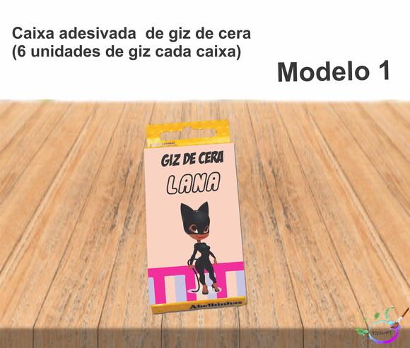 Giz de Cera-mulher Gato