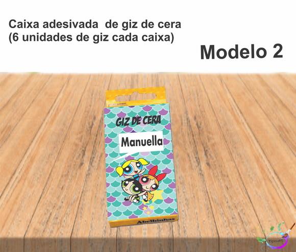 Giz de Cera-menina Super Poderosas