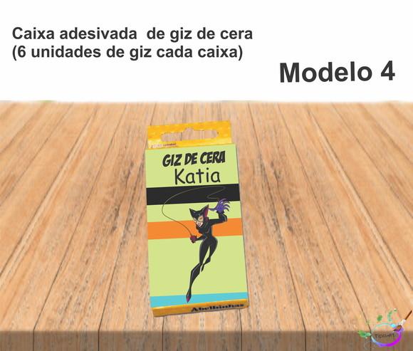 Giz de Cera-mulher Gato