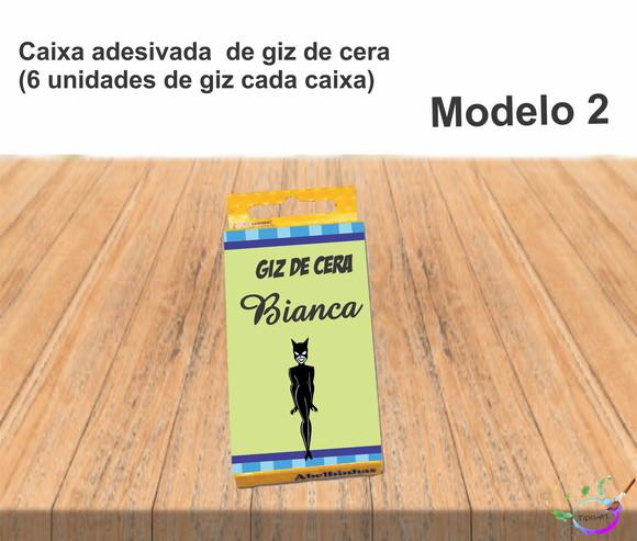 Giz de Cera-mulher Gato