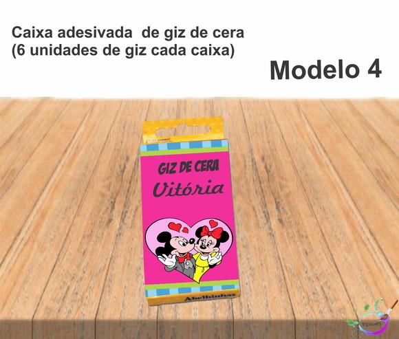 Giz de Cera-turma do Mickey