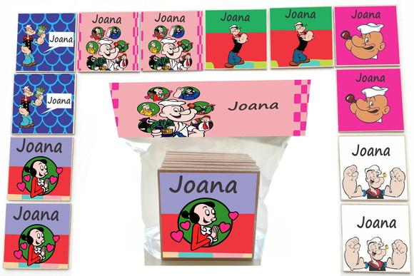 Jogo da Memoria -12 Pças-mdf-popai
