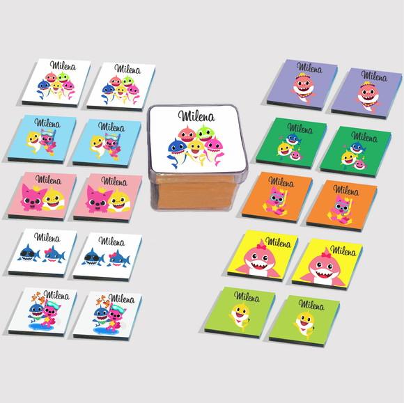 Jogo da Memória Eva-baby Shark