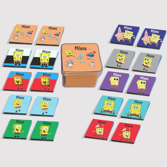 Jogo da Memória Eva-bob Esponja