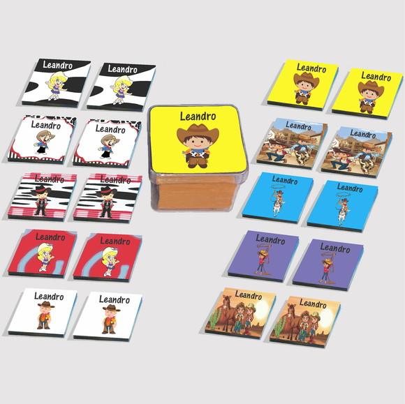 Jogo da Memória Eva-cowboy