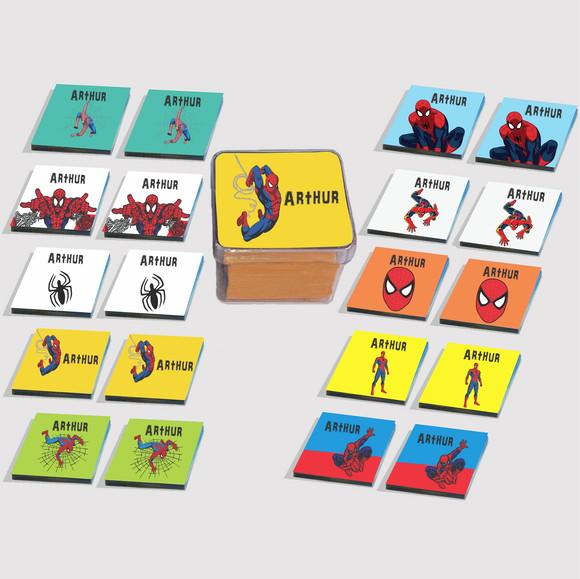 Jogo da Memória Eva-homem Aranha