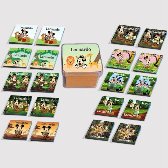 Jogo da Memória Eva-mickey Safari