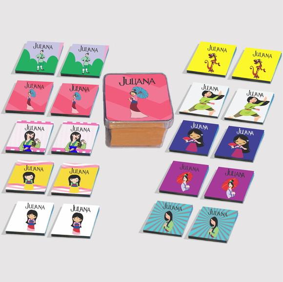 Jogo da Memória Eva-mulan