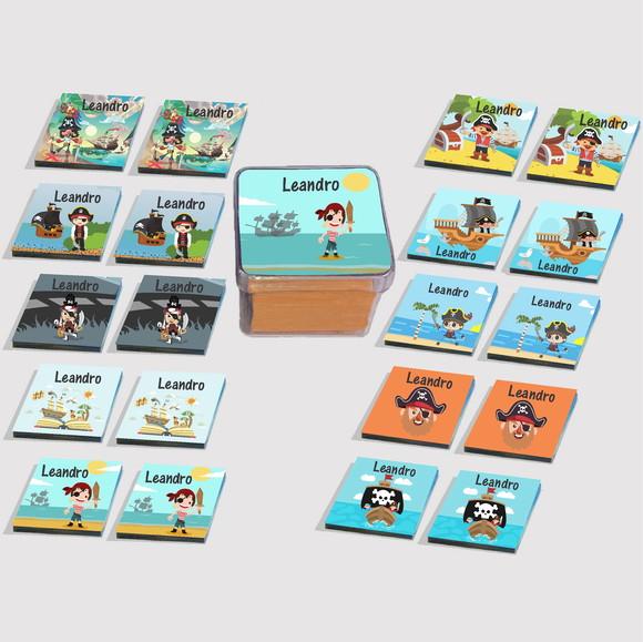 Jogo da Memória Eva-pirata
