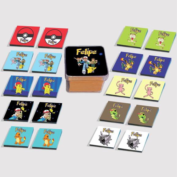 Jogo da Memória Eva-pokemon