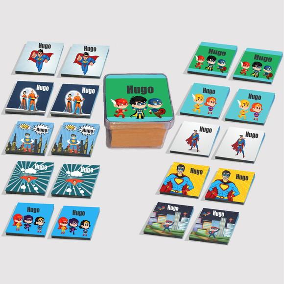 Jogo da Memória Eva-super Heroi