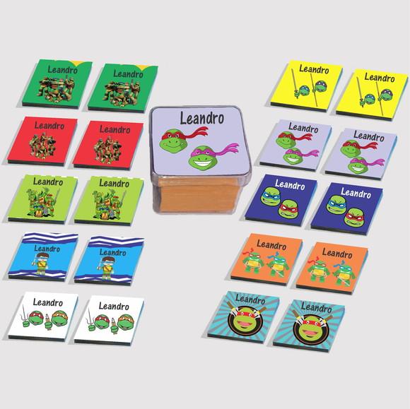 Jogo da Memória Eva-tartaruga Ninja
