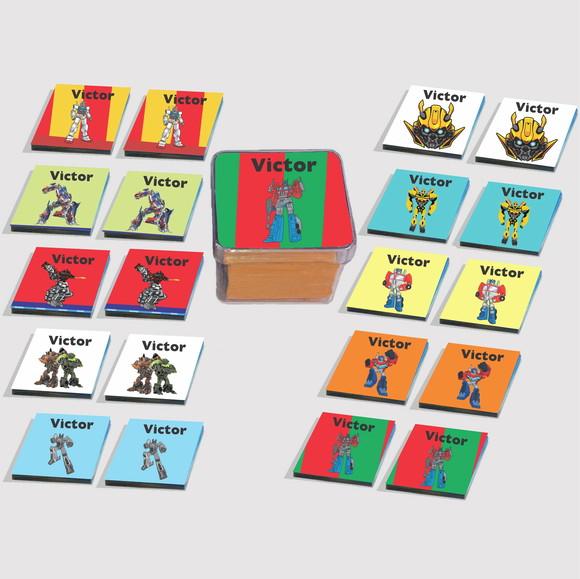Jogo da Memória Eva-transformers