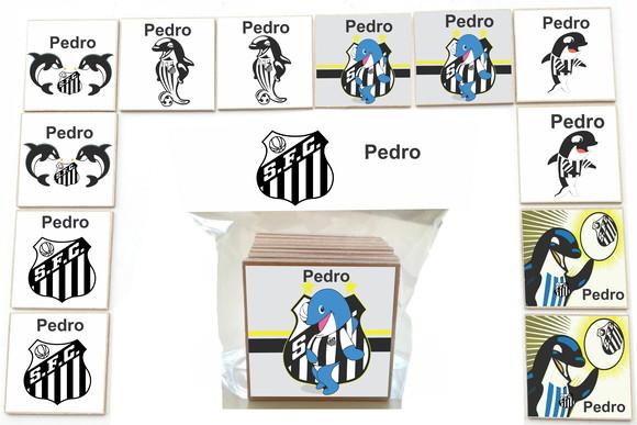 Jogo da Memoria mdf - 12 Pças-peixe