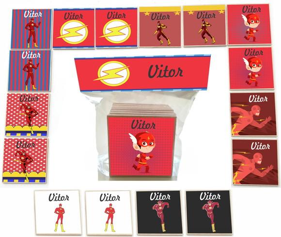 Jogo da Memoria mdf 16 Pças- Flash