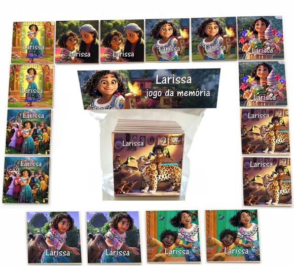 Jogo da Memoria mdf 16 Pças-encanto