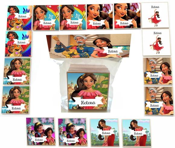 Jogo da Memoria mdf 16 Pças-elena de Avalor