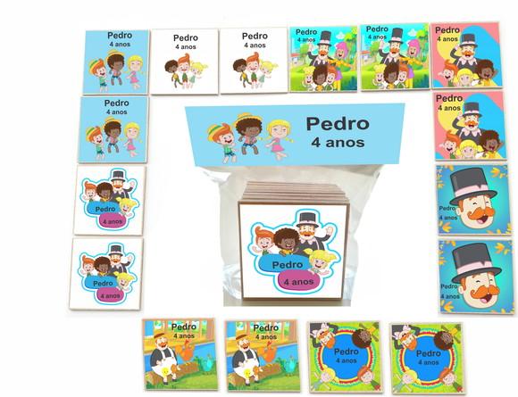 jogo da memoria mdf 16 pças-Mundo Bita