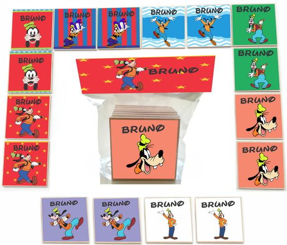 Jogo da Memoria mdf 16 Pças-pateta