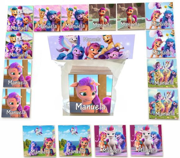Jogo da Memoria mdf 16 Pças-my Little Pony