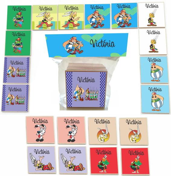Jogo da Memoria mdf 20 Pças-asterix