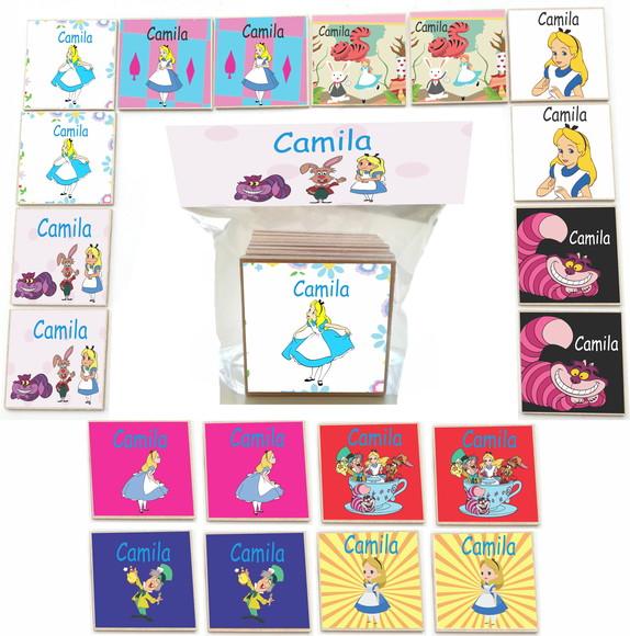 Jogo da Memoria mdf 20 Pças-alice