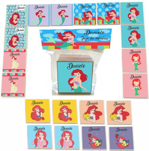 Jogo da Memoria mdf 20 Pças-ariel