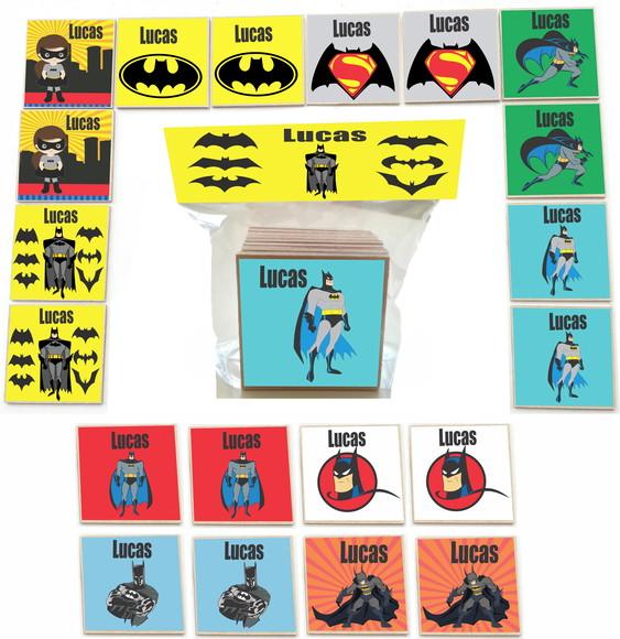 Jogo da Memoria mdf 20 Pças-batman