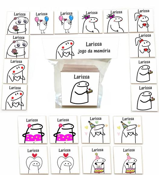 Jogo da Memoria mdf 20 Pças-flork
