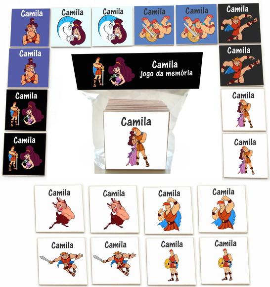 Jogo da Memoria mdf 20 Pças-hercules