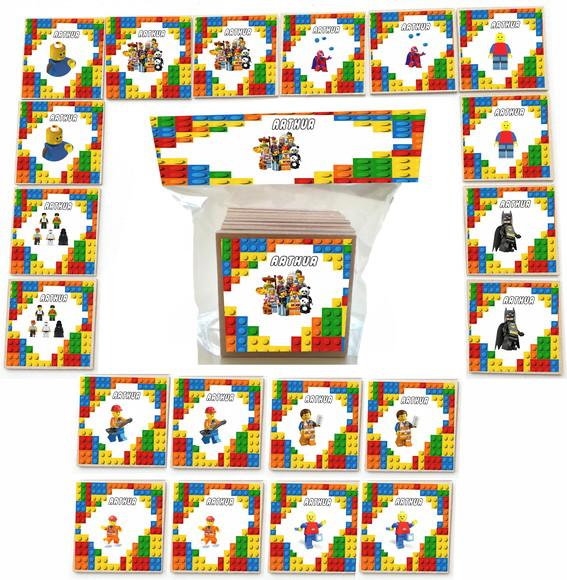 Jogo da Memoria mdf 20 Pças-lego