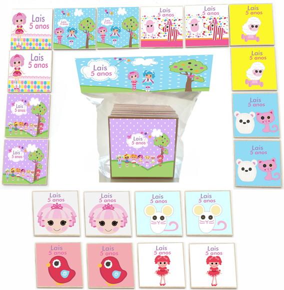 Jogo da Memoria mdf 20 Pças-lalaloopsy