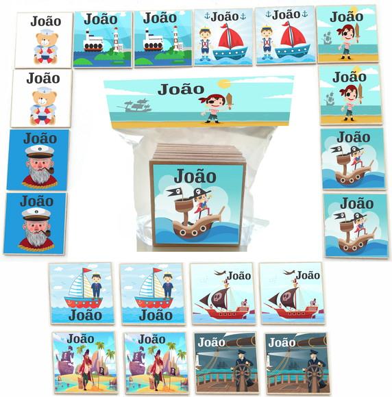 Jogo da Memoria mdf 20 Pças-marinheiro