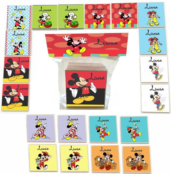 Jogo da Memoria mdf 20 Pças-mickey