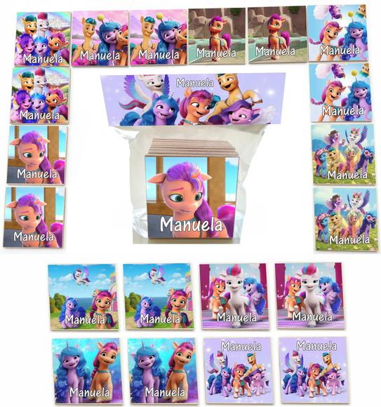 Jogo da Memoria mdf 20 Pças-my Little Pony