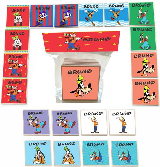 Jogo da Memoria mdf 20 Pças-pateta