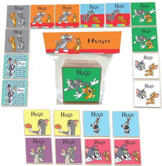 Jogo da Memoria mdf 20 Pças-tom e Jerry
