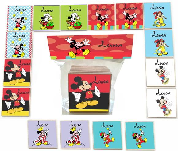 Jogo da Memoria- mdf 16 Pças-mickey