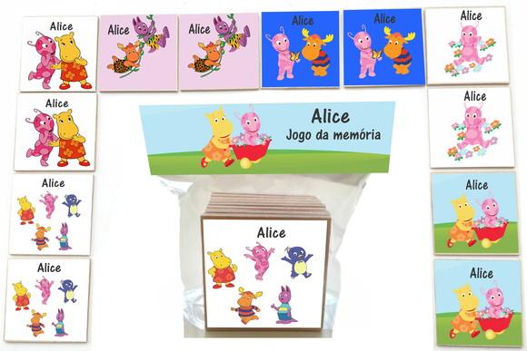Jogo da Memoria-12 Pças- Backyardigans