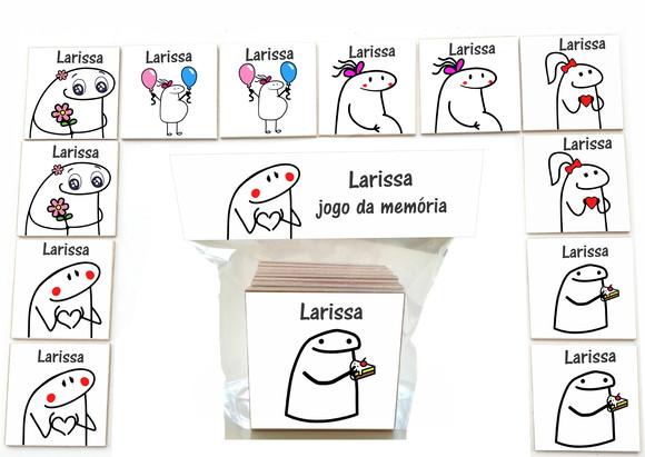 Jogo da Memoria-12 Pças- Mdf-flork