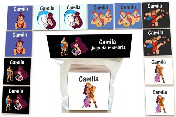 Jogo da Memoria-12 Pças- Mdf-hercules