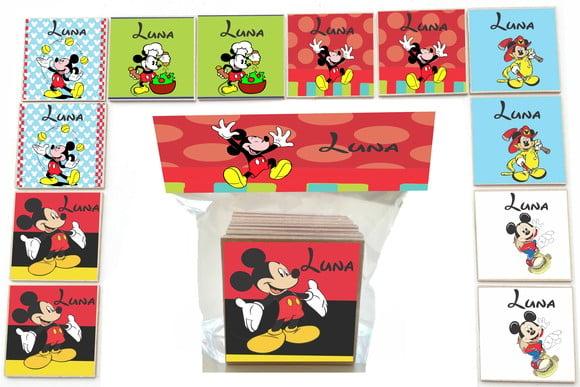 Jogo da Memoria-12 Pças- Mdf-mickey