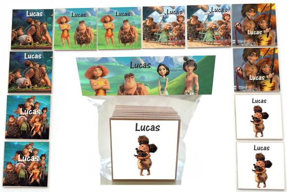 Jogo da Memoria-12 Pças- Mdf-os Croods