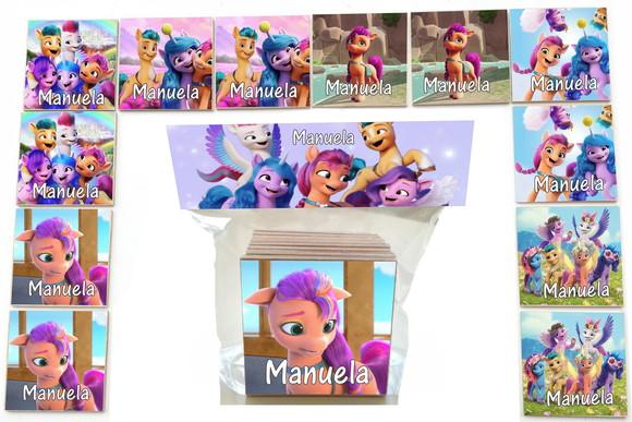 Jogo da Memoria-12 Pças- Mdf-my Little Pony