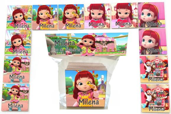 Jogo da Memoria-12 Pças- Mdf-rainbow Ruby
