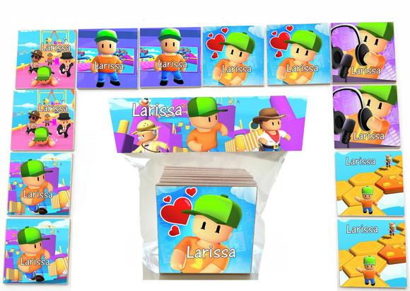 Jogo da Memoria-12 Pças- Mdf-stumble Guys