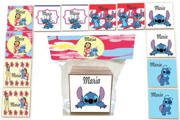 Jogo da Memoria-12 Pças- Mdf-stitch e Lilo