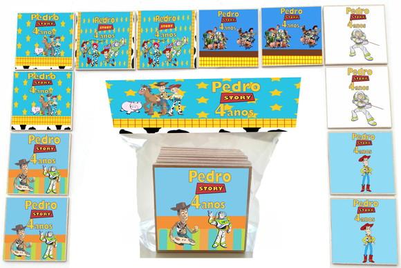 Jogo da Memoria-12 Pças- Mdf-toy Story