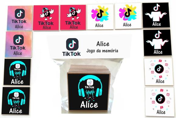 Jogo da Memoria-12 Pças- Mdf-tik Tok