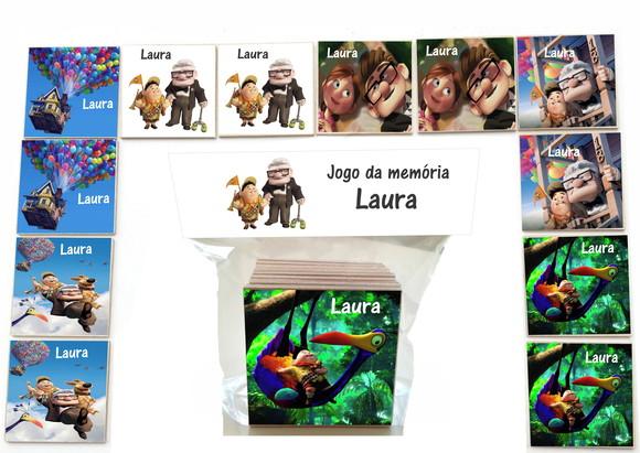 Jogo da Memoria-12 Pças- Mdf-up Altas Aventuras